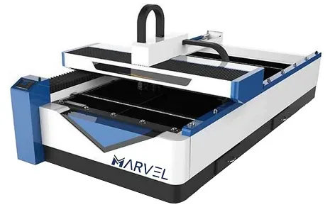 Single table fiber laser cutting machine for sheet metal fabrication