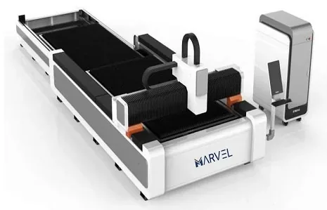 Exchange table dual pallet fiber laser cutting machine